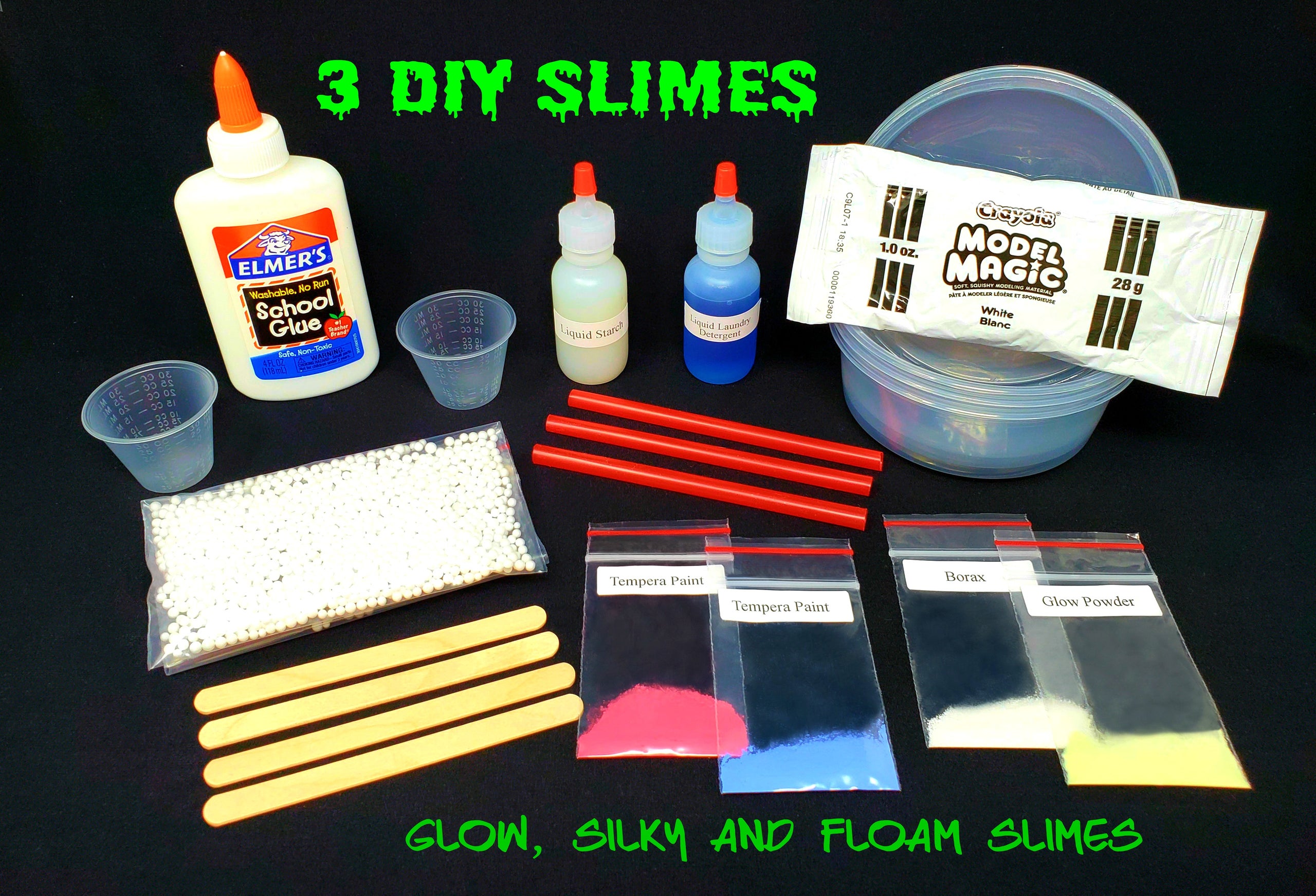 DIY Slime Kit Supplies Kids - Ready Slimes Making Kits Craft for